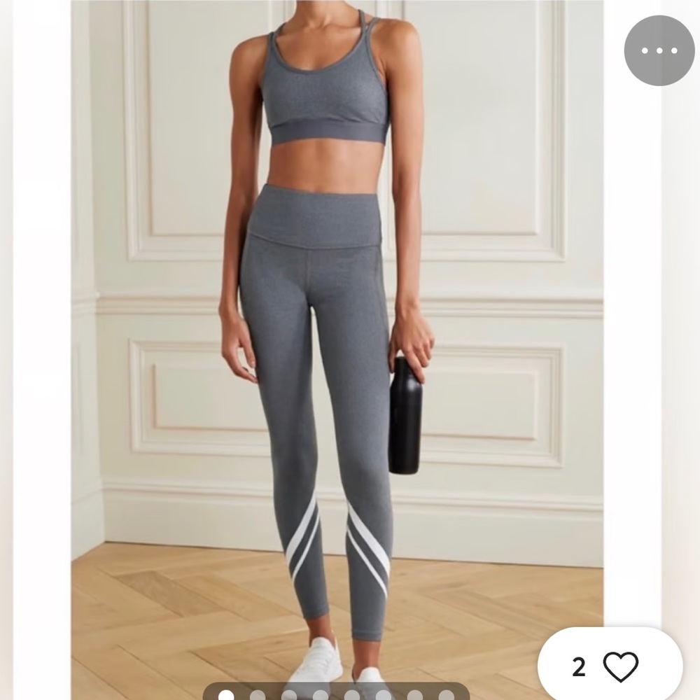 Tory Sport Grey Melange Workout Set